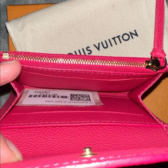 Louis Vuitton Rosalie Empreinte leather Coin Purse in Grenade - Picture 6 of 11